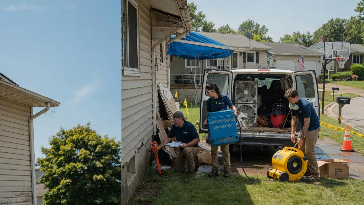 Ceiling Leak Cleanup in Independence, OH near me