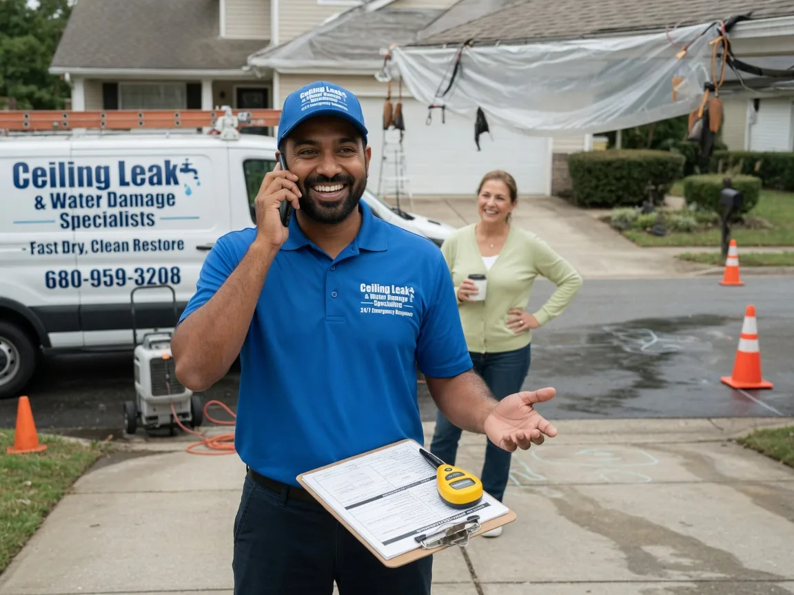Ceiling Leak Cleanup Independence, OH FAQs